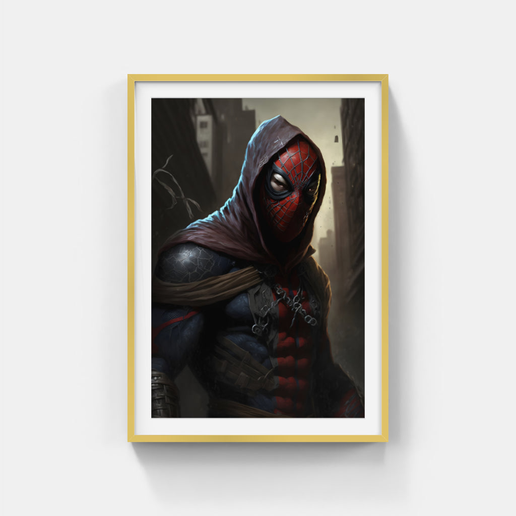 Enshrouded Hero: Spider-Man in Mystery Wall Art