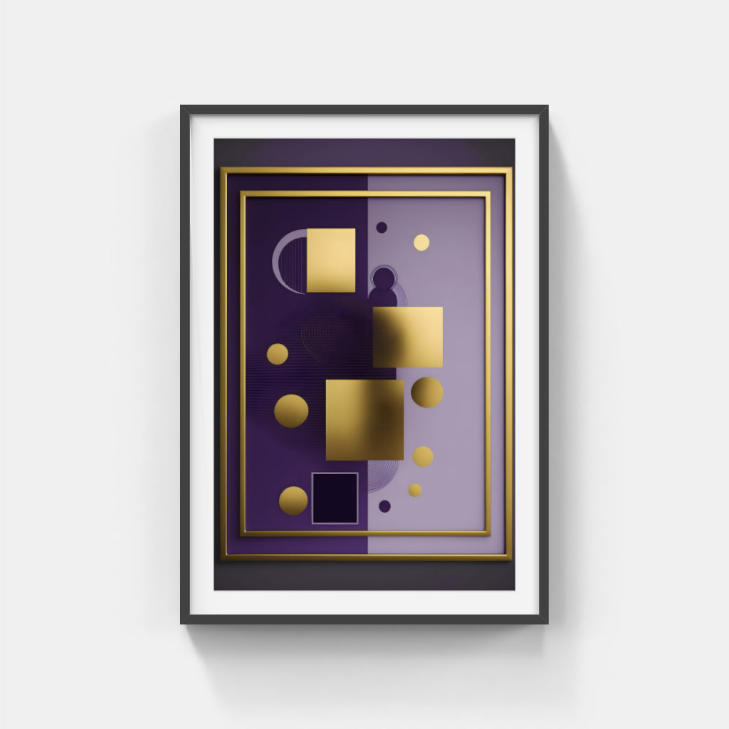 Geometric Radiance Abstract Wall Art