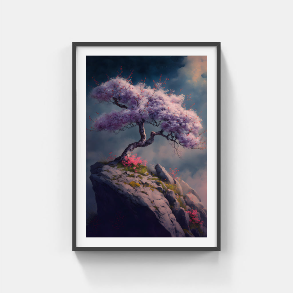 Violet Tree Wall Art Canvas Home Decor Prints Art Wall Pictures