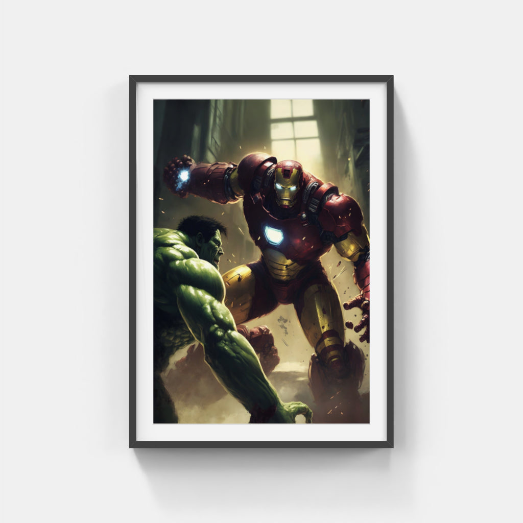 Hulk vs. Iron Man: Clash of Titans Wall Art