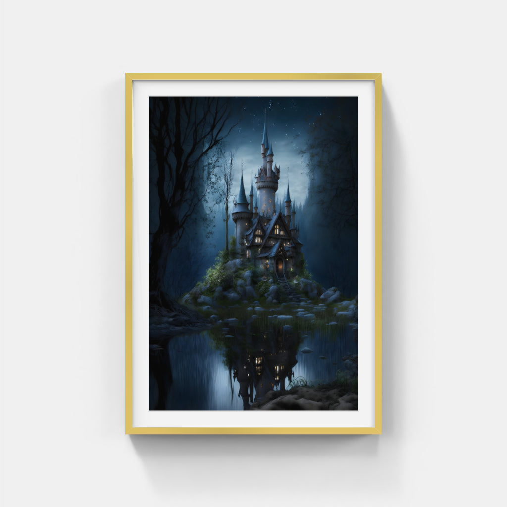 Dark Castle Wall Art Canvas Home Decor Prints Art Wall Pictures