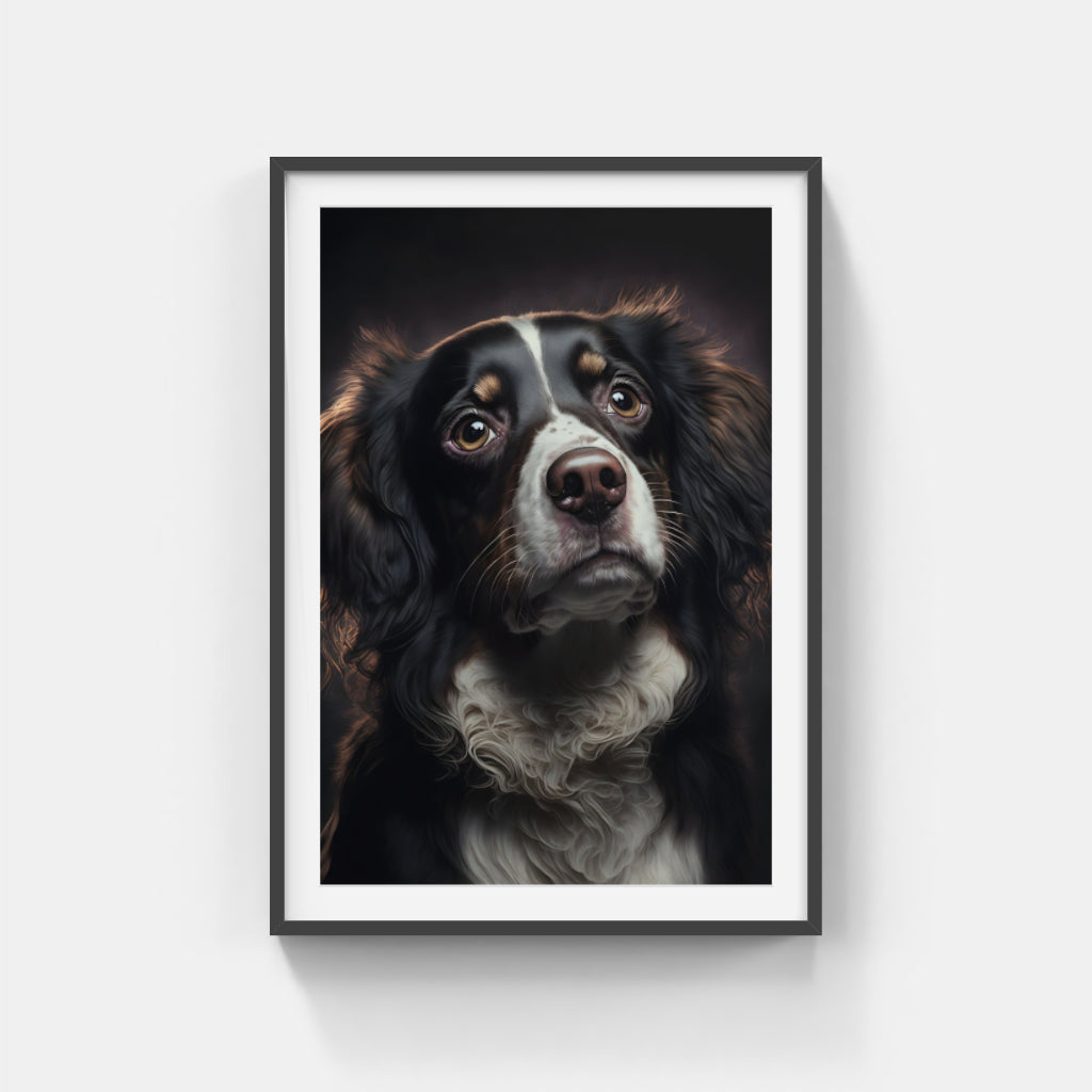 Canine Character: Portrait of a Dog's Face Wall Art